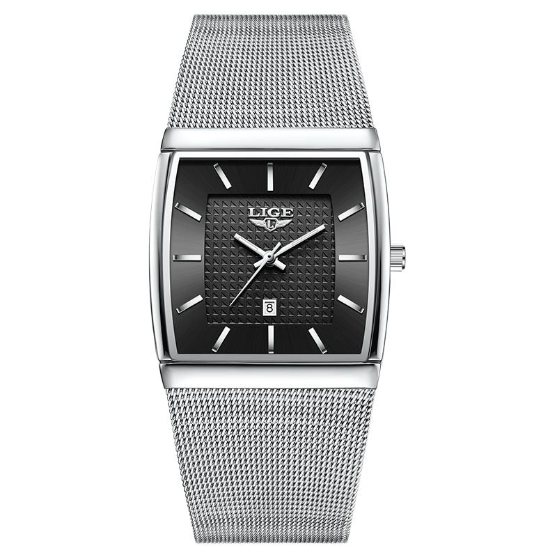 LIGE TOP Ladies Watch Elegant Fashion Calendar Watch women Waterproof Luxury women's quartz wrist watch Relogio Feminino