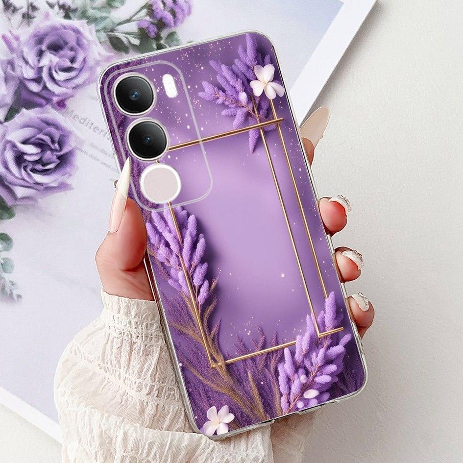 Silicone Case For Vivo Y19s V2419 Cover Lovely Cat Butterfly Cartoon Soft Back Protective Shell For Vivo Y19s 4G Y 19s TPU Coque