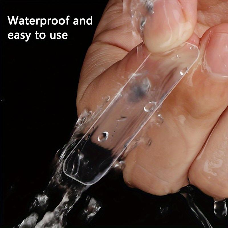 60 листов/коробка многоцелевая прозрачная двухсторонняя 60 шт. многоразовая моющаяся водонепроницаемая двухсторонняя клейкая лента