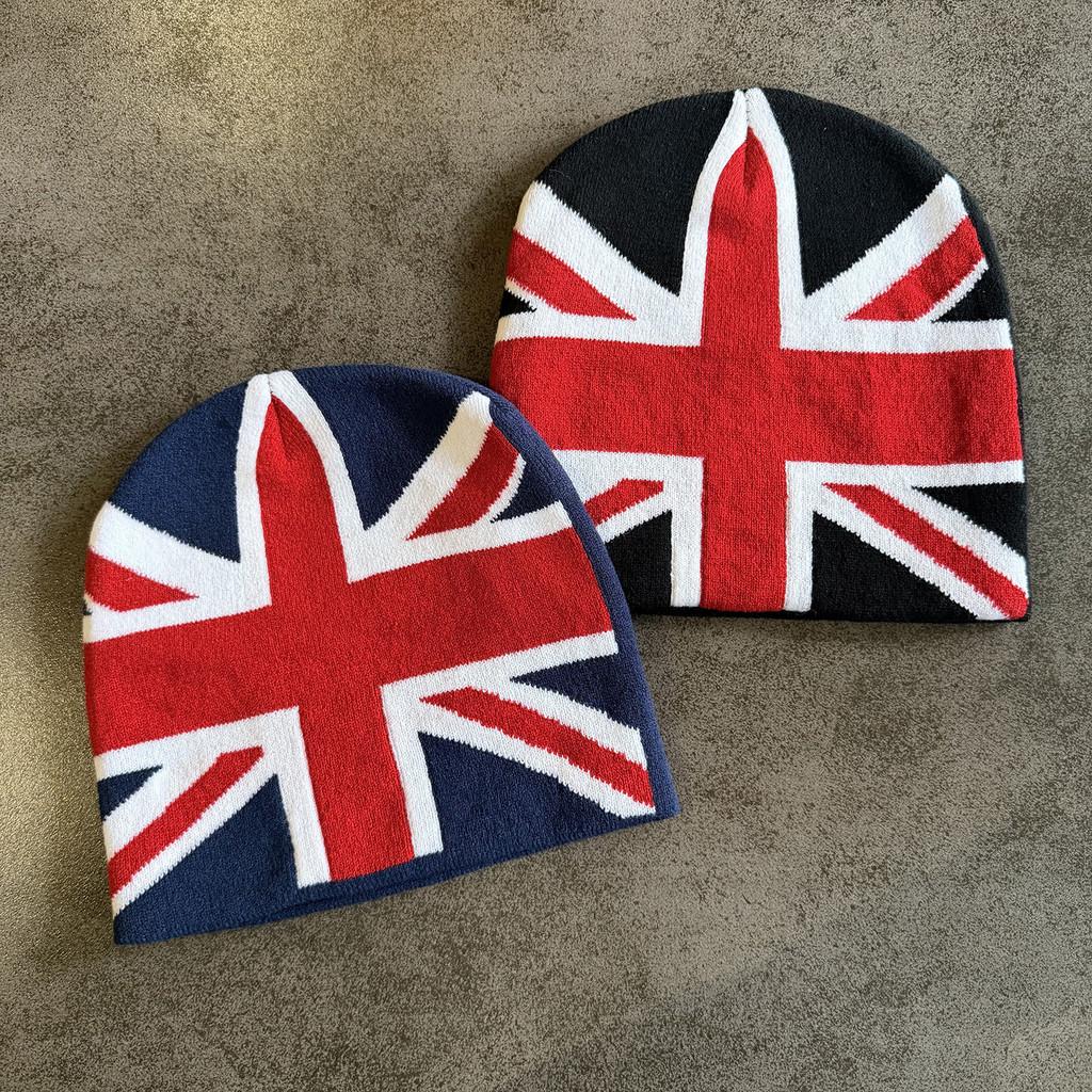 Uk Pattern Knitted Cap For Men Women Stylish Warm Winter Hat