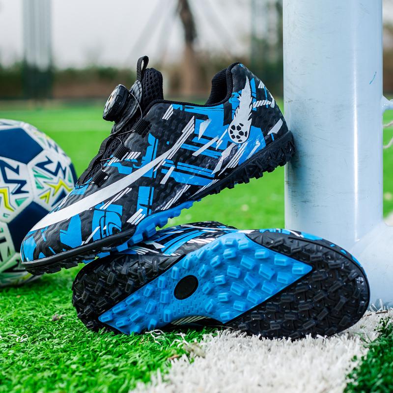 2025 Новые мужские футзалки Профессиональные бутсы для мини-футбола для зала Взрослая футбольная обувь Прочные Удобные Нескользящие Тренировочные кроссовки