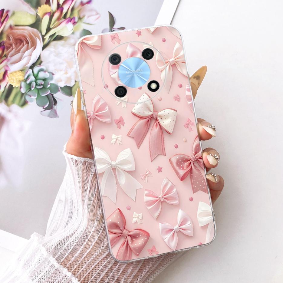 For Huawei Nova Y90 Case CTR-LX2 CTR-LX1 New Flowers Butterfly Painted Cover Soft Silicone Case For Huawei Nova Y90 NovaY90 Bags
