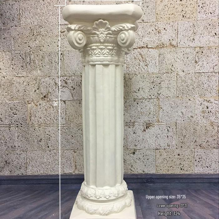 Свадебная золотая римская колонна подставка для цветов – Европейская полосатая трофейная стекловолоконная декорация