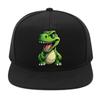 Милая зеленая динозавр Бейсболка Полиэстер Snapback Кепка Повседневная Уличная одежда для Подростков и Взрослых
