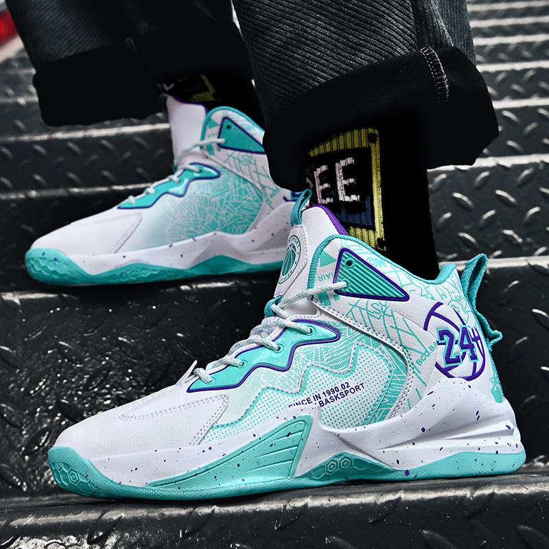 Fashion Men's Basketball Shoes Field Male Training Casual Brand Non-slip Basketball Boots Cushioned Luxury Wearable Tennis Sneakers