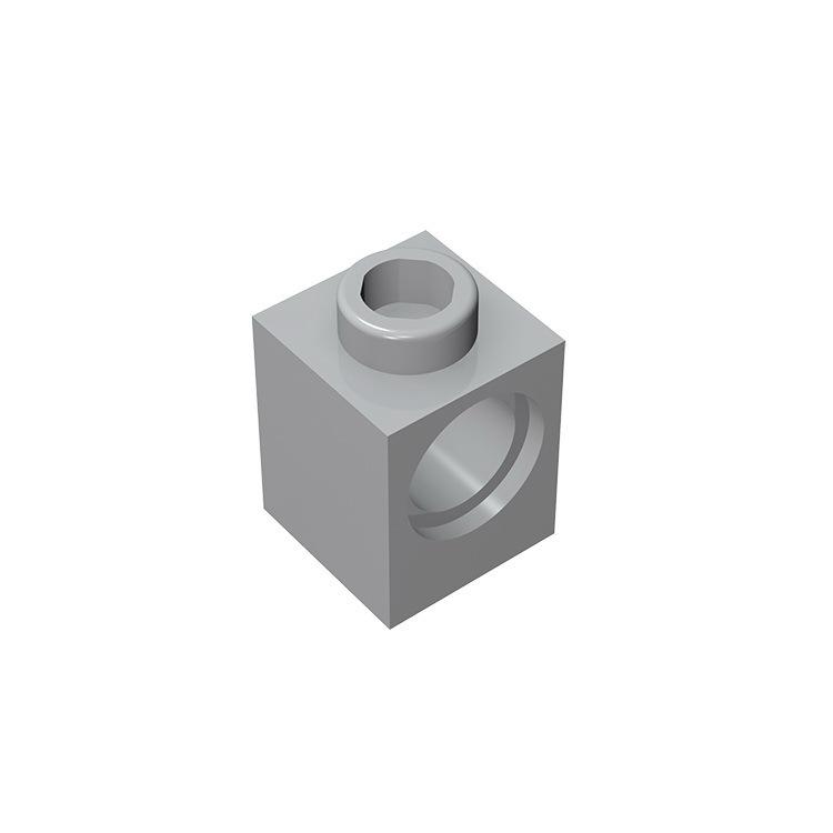 50g MOC Building Blocks: 6541 Compatible Loose Parts - 1x1 Stud Bricks with Hole