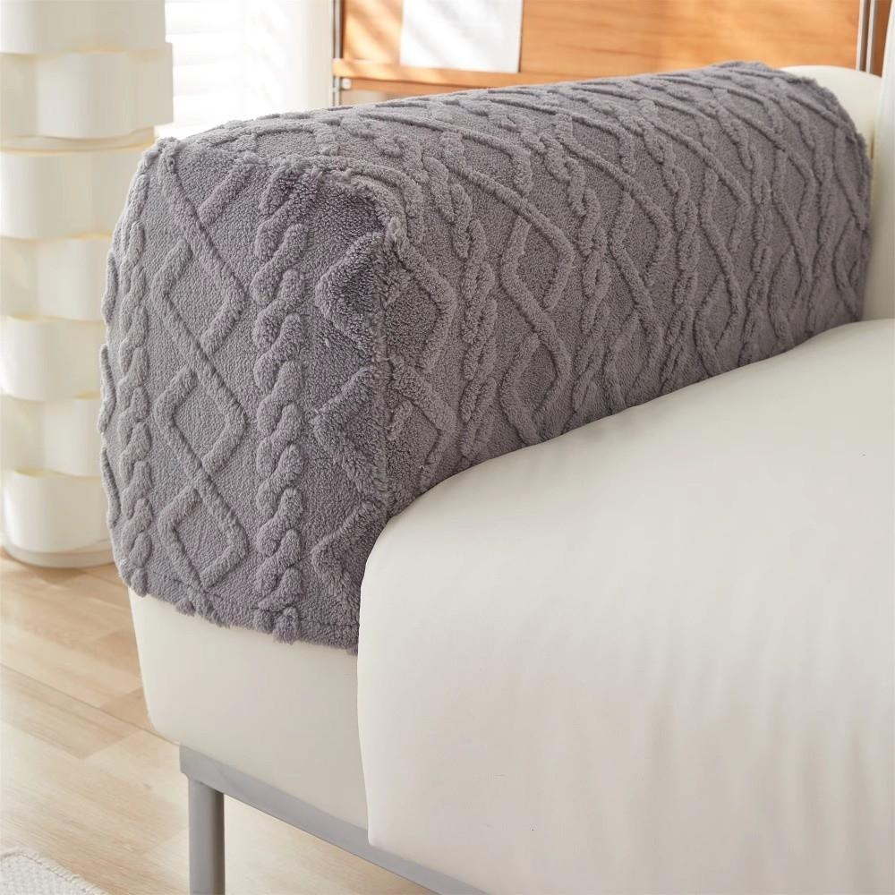 Anti Slip Sofa Armrest Cover Elastic Couch Arm Protector Sofa Cover for Home Furniture Decor