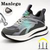 Steel Toe Safety Shoes Men Women Work Sneakers Puncture Proof Breathable Work Shoes Men Women Indestructible Shoes Industrial Safety Work Boots Male