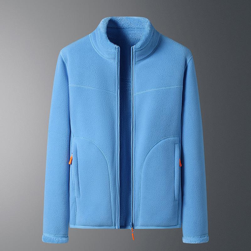 Кардиган на молнии, свитер, мужская зимняя флисовая одежда, женская одежда, куртка из кораллового флиса, зимняя одежда