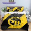 BSC Young Boys Pattern Bedding Quilt Set  Home Decoration  Gift (1 * duvet cover + 2 * pillowcase  without core)