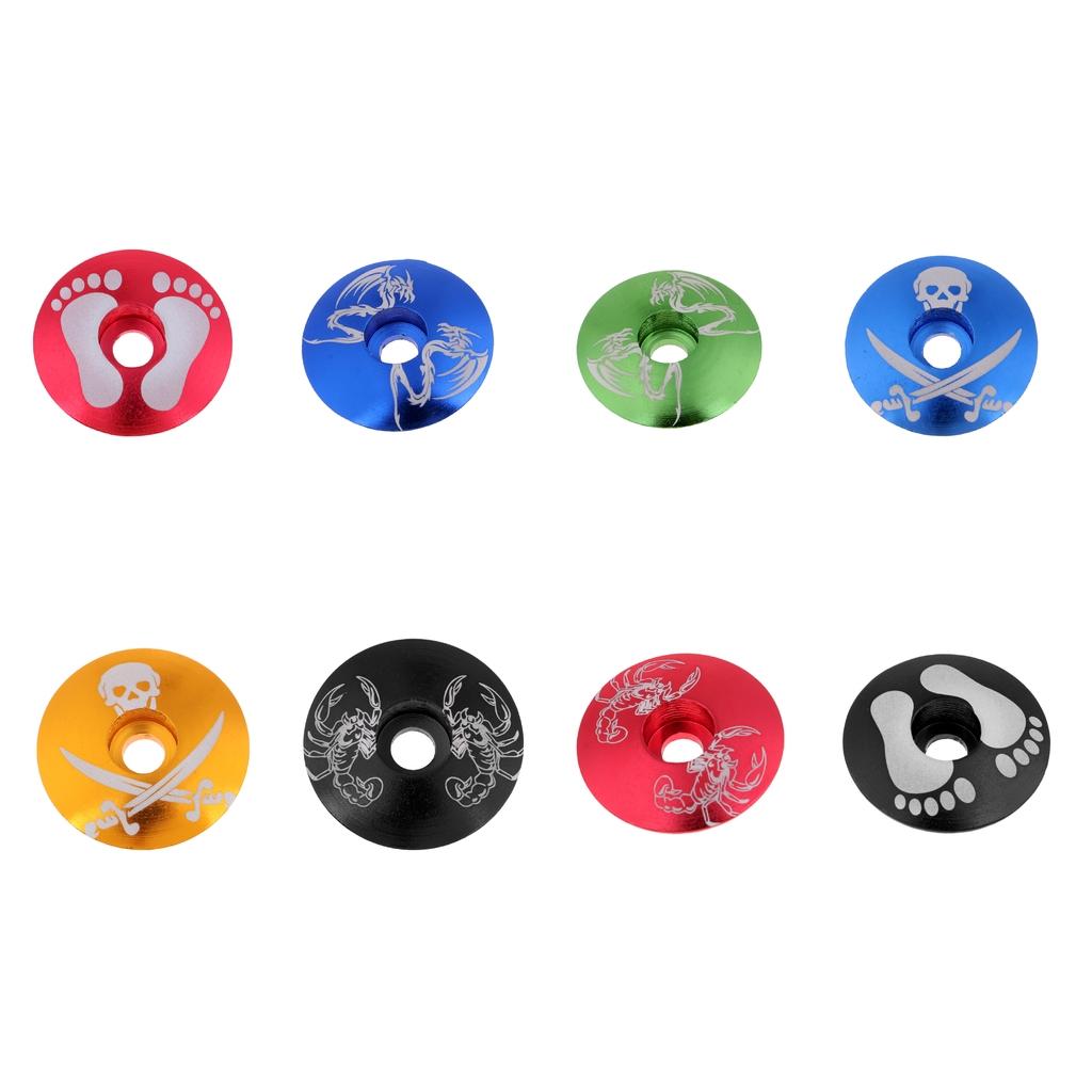 1/8 "28.6mm Headset Stem Cap Cover - Various Colors