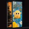 Cute PUI PUI MOLCAR Case for Samsung Galaxy Note 20 Ultra 8 10 Lite 9 TPU Phone Cover Note 10 Plus Black Soft Shell Funda Capa