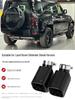 Black Warrior Quad-Outlet Honeycomb Tailpipe for Land Rover Defender Diesel