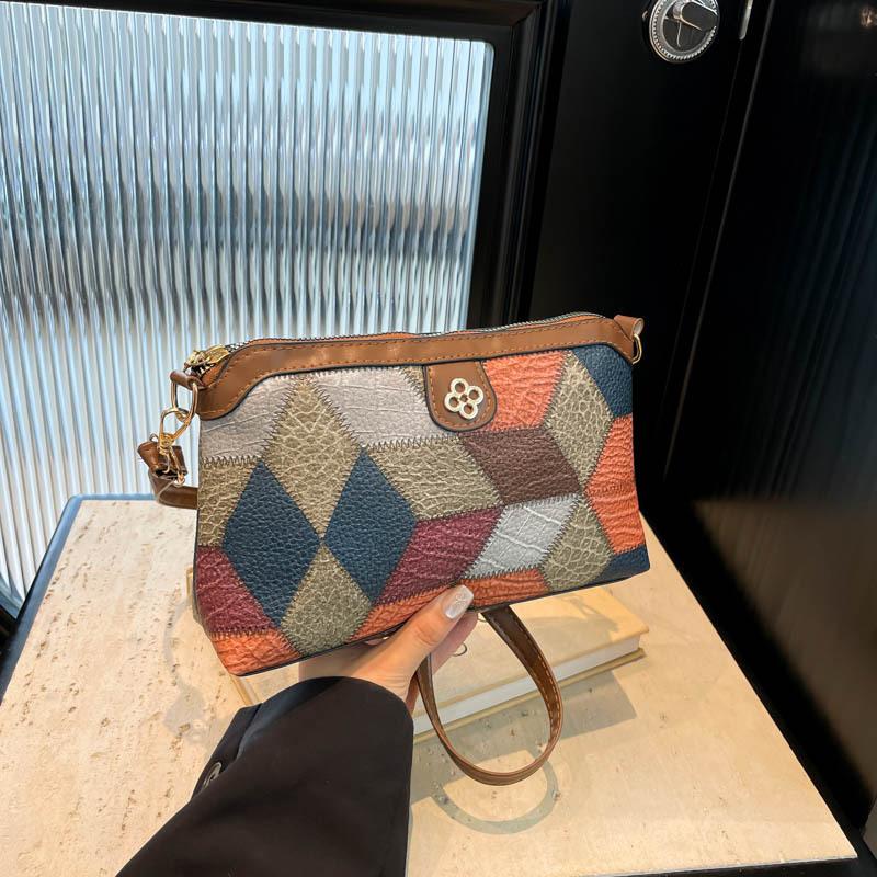 Bag for Women Designer Vintage PU Leather Handbag Quality Female Outdoor Daily Messenger Classic Ladies Shoulder Crossbody Purse