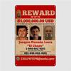 El Chapo Wanted Metal Plaque Poster Cinema Living Room Cinema Create Wall Decor Tin Sign Poster