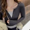 Women's Autumn and Winter Casual Long-sleeved Base Top