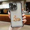 Чехол для телефона для Apple iPhone 17 Pro Max 15 Air 11 12 Plus 13 14 16e 16 Pro Винтажный дизайн с коричневым оленем