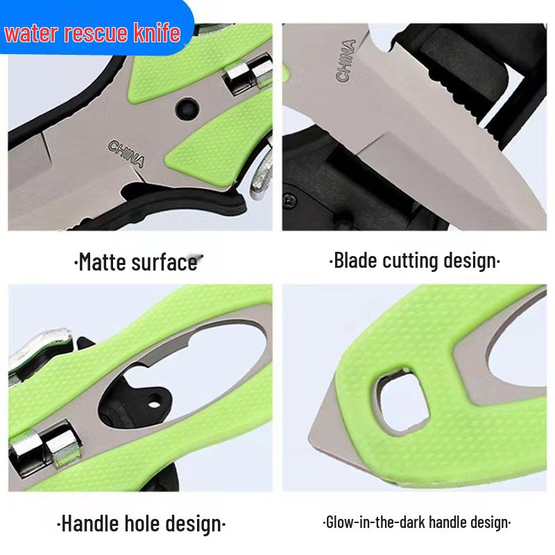 Водный титановый дайверский нож и стропорез: Аварийная сеть и инструмент для спасения на открытом воздухе