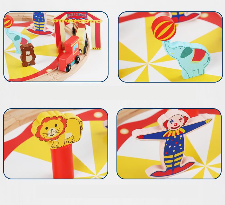 25 шт. деревянный мост, туннель, городская железнодорожная эстакада, игрушечный автомобиль, сцена, комбинированный поезд, рельсовые пути, аксессуары, буковый проигрыватель DIY