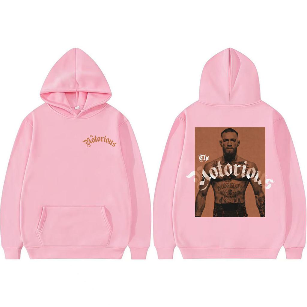 The Notorious Conor McGregor Fan Gifts Hoodies Harajuku Fashion High Street Sweatshirts Casual Fleece Oversized Pullovers