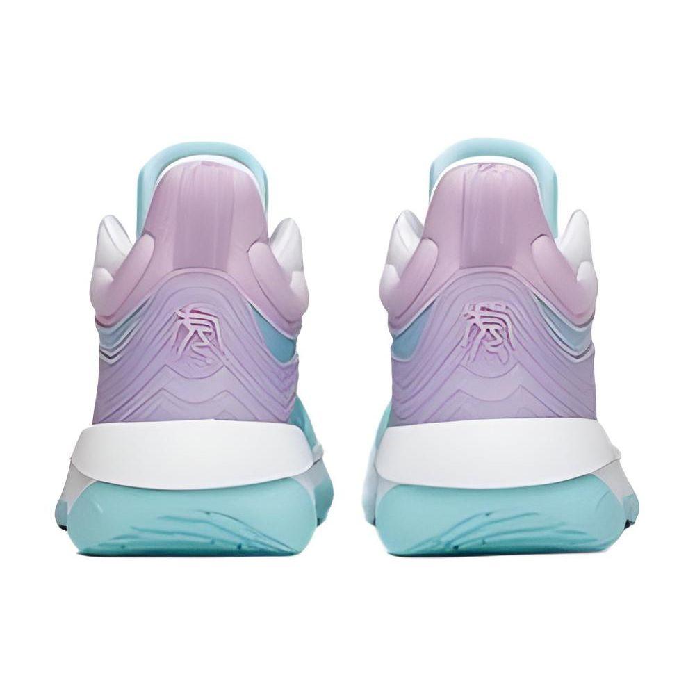 Anta Баскетбольные кроссовки Tiger Roar Shock Absorbing Non-Slip, износостойкие, среднего размера, мужские баскетбольные кроссовки Blue Purple 112211601Q-6