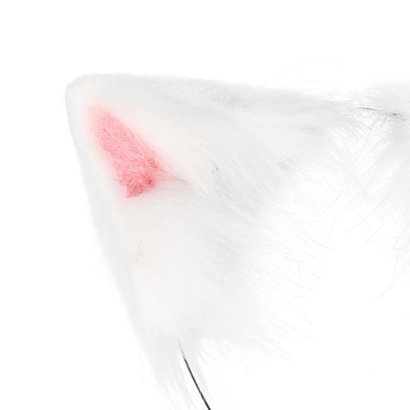 Повязка на голову с имитацией лисьего хвоста, плюшевые регулируемые уши, вечерние костюмы на Хэллоуин, платье для танцевальной вечеринки