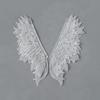 1 пара горячих продаж двухслойных вышитых нашивок из органзы в виде крыльев ангела на воротнике
