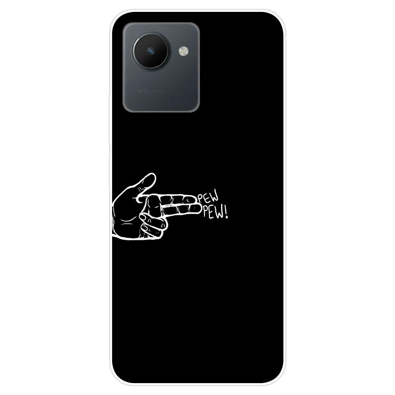 Для Realme C30S C 30S RealmeC30S чехол Мягкая силиконовая задняя крышка Чехол для телефона с рисунком из мультфильма Разнообразие