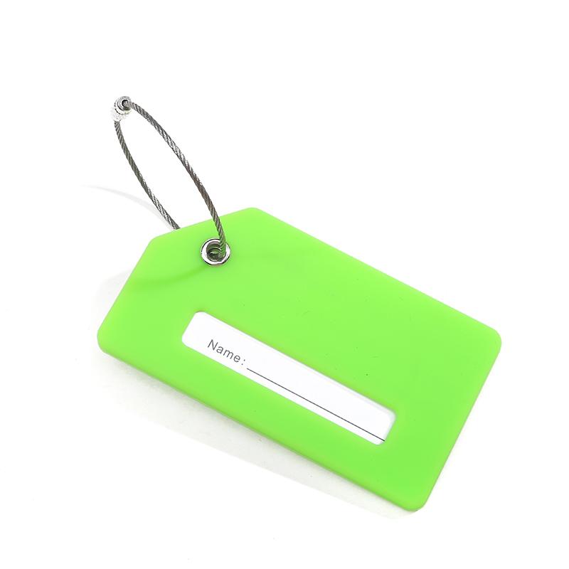 Women Men Travel Accessories Silicone Luggage Tags Suitcase Name ID Address Holder Baggage Tag Unisex Label