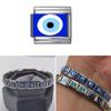 Blue Eye Italian Charm Link Bracelet Jewelry Making Part Module Accessaries Modular Bracelet Making Supplies for Jewelry