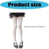 Multi Functional Lace Thigh High Stockings And Garter For Easy Pairing With Diverse Costume Styles  White OS