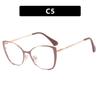 New Fashion Women Anti Light Blue Cat Eye Glasses Frame Retro Hight Quality Luxury Optical Computer Reading Eyeglasses