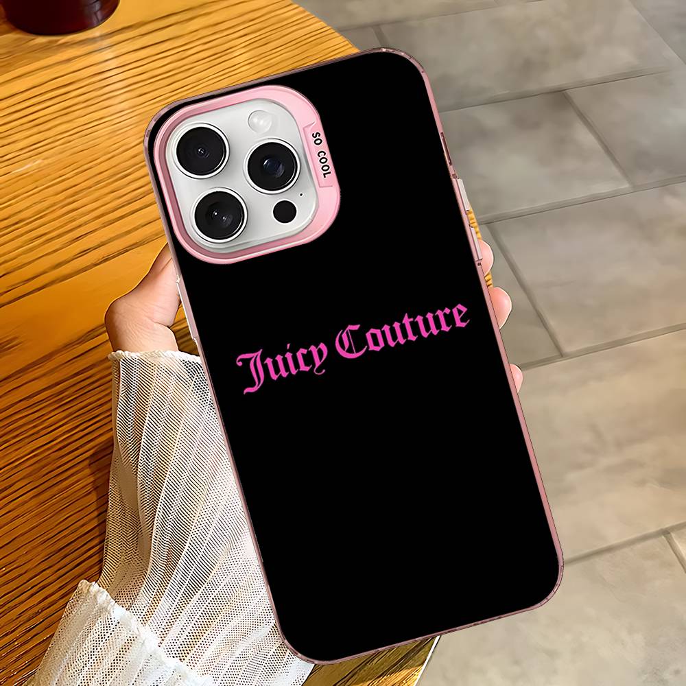 Чехол для телефона J-Juicy C-Couture для iPhone 17 16 15 14 13 12 11 Pro Max Plus Цвет Серебристый Чехол