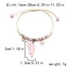 Hand Rope Handmade Bead Bracelet Woven Cartoon Hand Ring Retro Cat Bracelet  Decoration