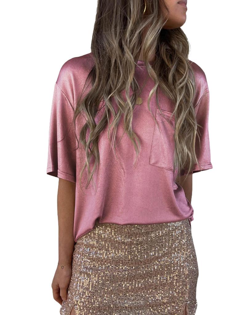 Azura Exchange Футболка свободного кроя с коротким рукавом