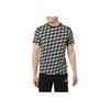 Puma Футболка High Street All Over Print Logo Casual, дышащая, с цветными блоками, удобная, с коротким рукавом, унисекс, черная 588829-01