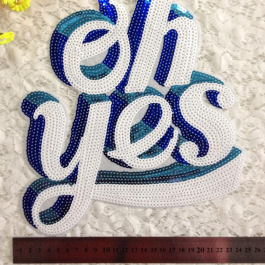 Вышивка Одежда Вставка Английские буквы Аппликация Костюм Свитер Декоративные нашивки DIY Принадлежности