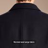 Antônio Men's Long Cashmere Wool Blend Business Overcoat