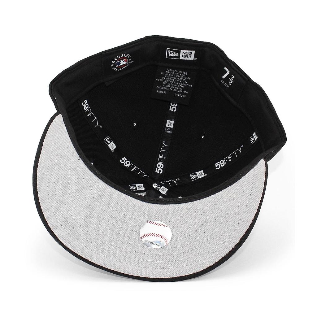 NEW ERA Cap 59FIFTY Seattle Mariners MLB Team Basic Fitted Blackout Size 7 5950 3/8