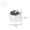 Punk Elastic Crystal Hair Ring Headband Hair Cuff Ponytail Holder