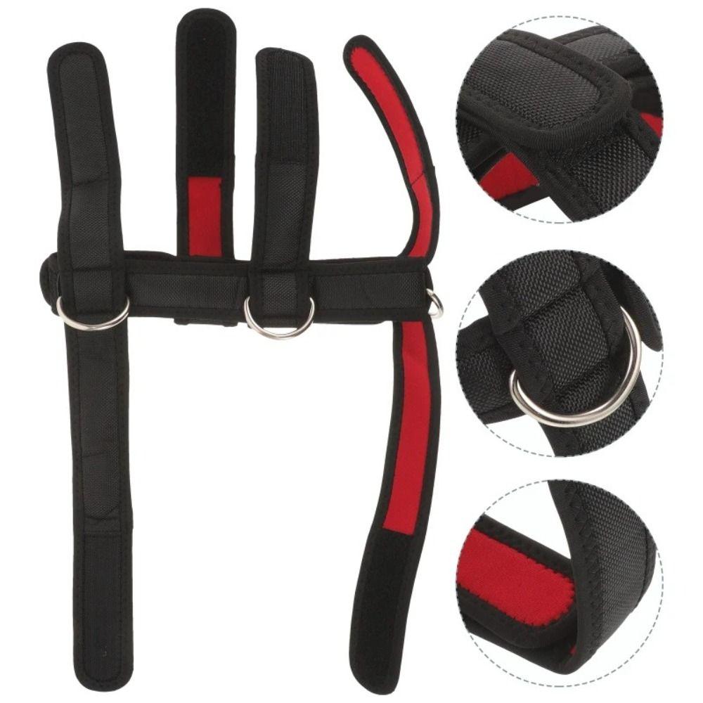 Black Head Training Harness Adjustable Neck Strength Training Strap  Home