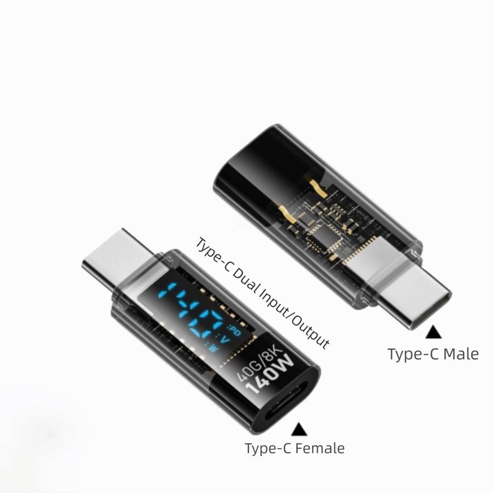 U Shape USB-C Adapter Right Angle USB-C Male To Female Connector Type C Adapter 8K Display