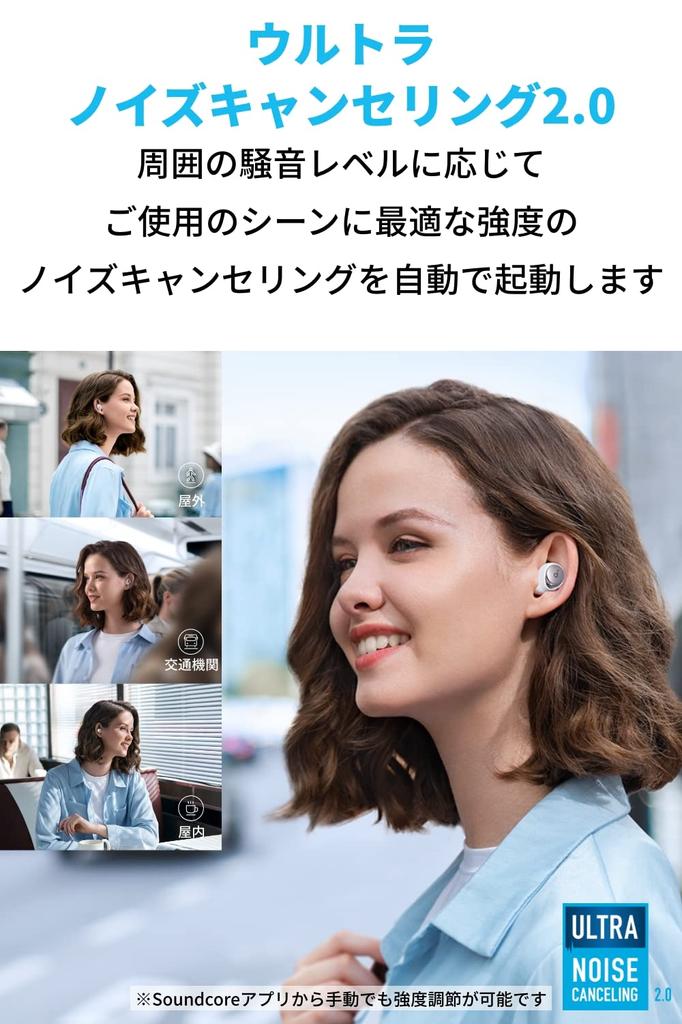 Anker Soundcore Space A40 беспроводные до 50 часов воспроизведения Компактные и легкие Ультрашумоподавление Совместимость с высоким разрешением LDAC Беспроводные