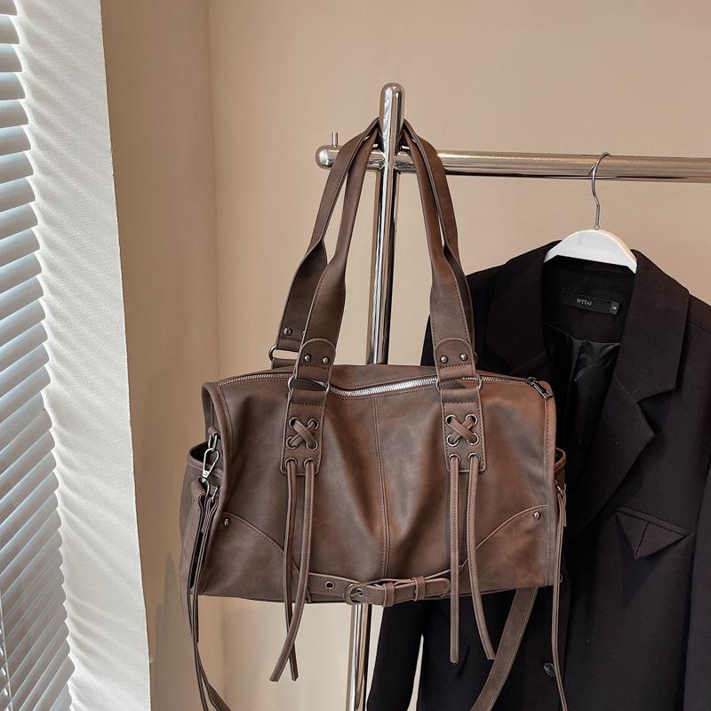 Ретро сумочка женская новая простая сумка-подушка сумка через плечо высокой ценности большая вместимость сумка подмышку