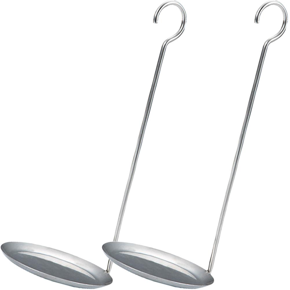 2 шт. ложка из нержавеющей стали для креветочного пирога с металлической ручкой, инструмент для жарки на кухне, форма для закусок, гаджеты для выпечки с воронкообразными кастрюлями