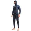 In-Stock Men's 1.5mm Two-Piece Hooded Spearfishing Wetsuit for Cold-Proof Freediving, Swimming, Surfing, and Diving