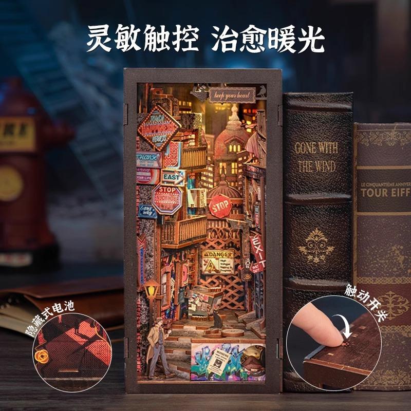 New Product Book Diy Hut Long Farewell Hand-Assembled Miniature Three-Dimensional Puzzle Book Gift Ornament