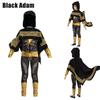 Потрясающий костюм для косплея Черного Адама для взрослых и детей