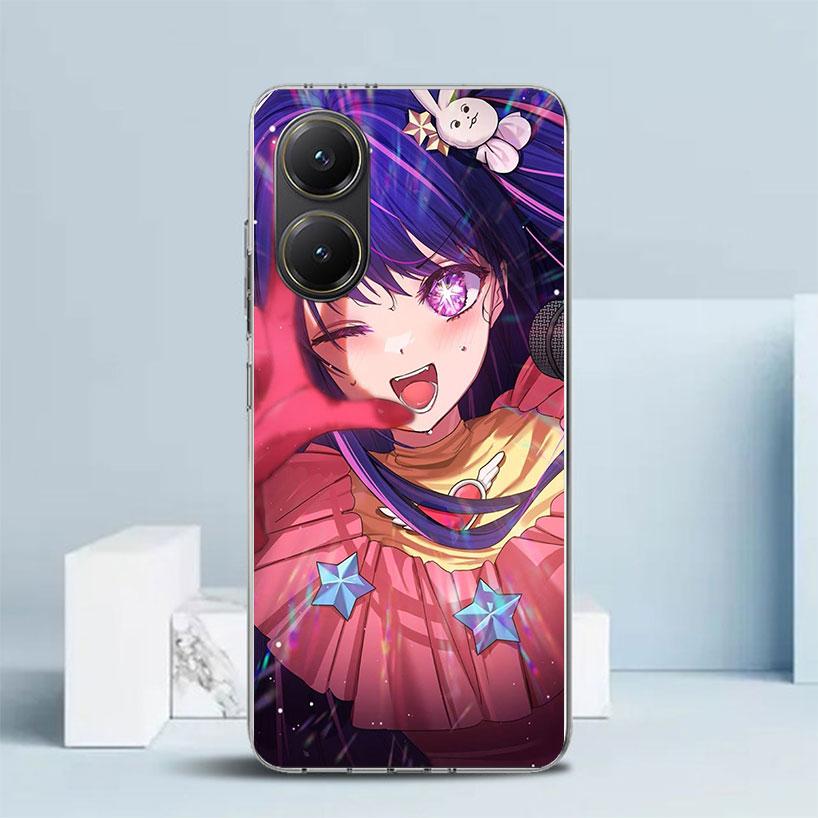 Мягкий чехол Oshi No Ko для Xiaomi Poco F7 Ultra X7 X6 X5 Pro M7 Чехол для телефона Redmi 15 15C 13 13C 12 12C 10 10C Печатный корпус Poco X7