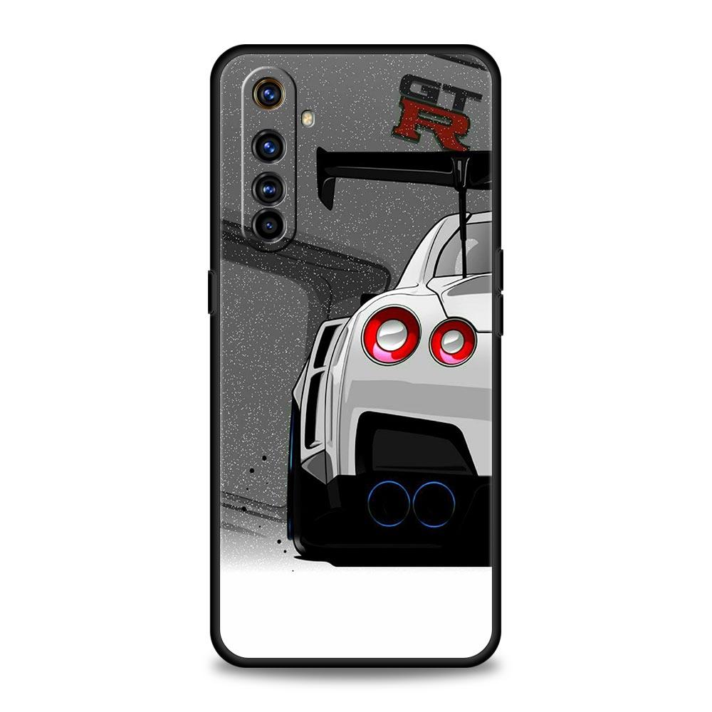 Япония JDM Спортивные Автомобили Чехол Для Realme 12 11 10 9 8 5G 7 6 GT5 GT3 GT2 Pro Plus C21 C11 C25 C35 Для Realme GT Neo 2 3 3T 5 Чехол